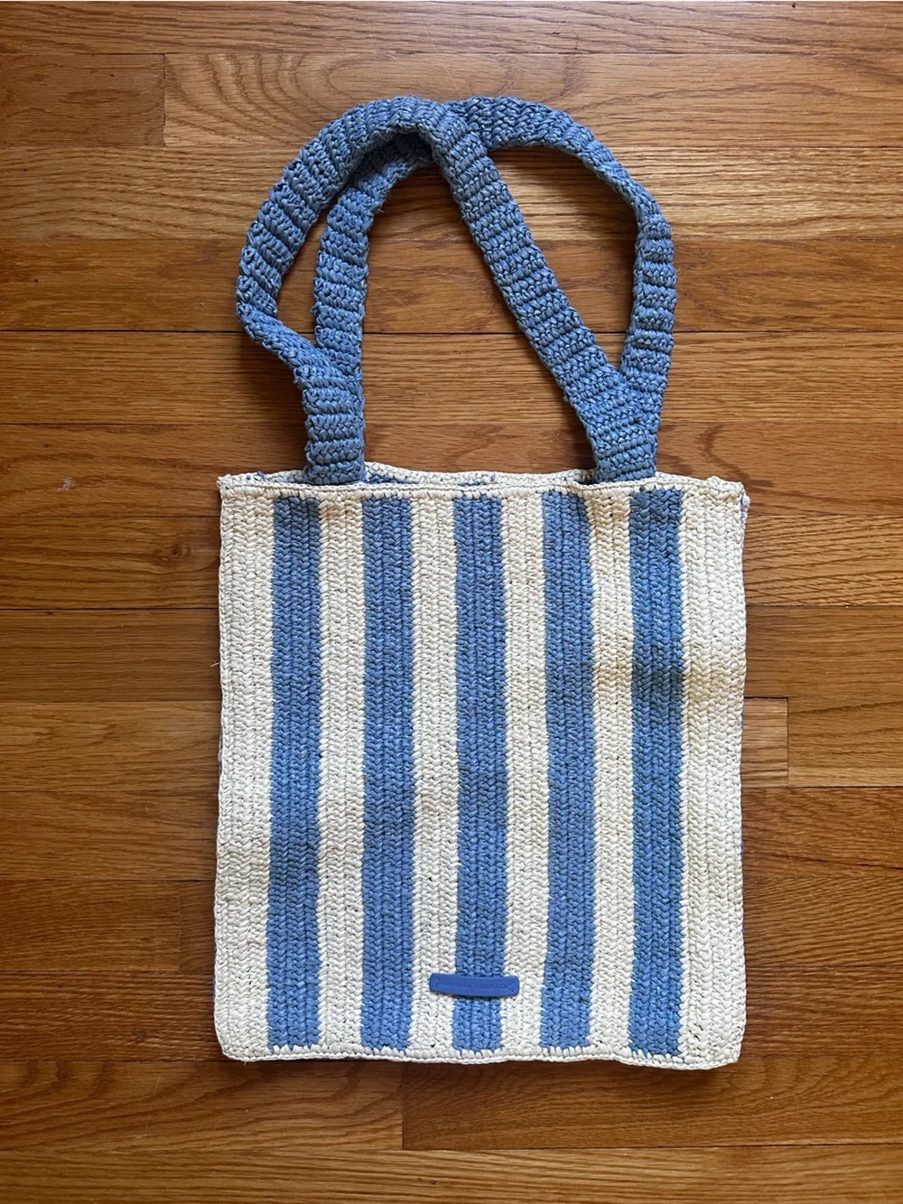 LOEFFLER RANDALL Orion Raffia tote - Picture 5 of 6